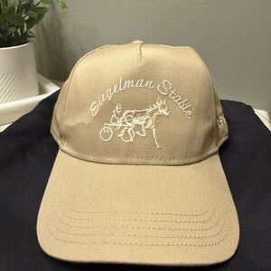 Siegelman Stables Tan Embroidered Cap
